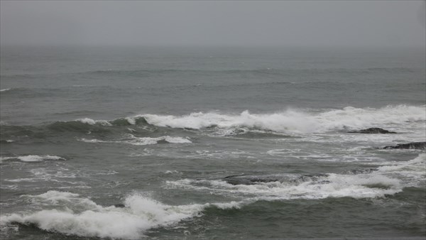 水平線・海岸・波の背景画像