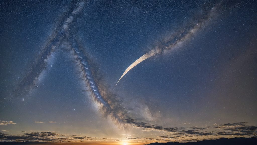 星空のZoom用バーチャル背景・壁紙