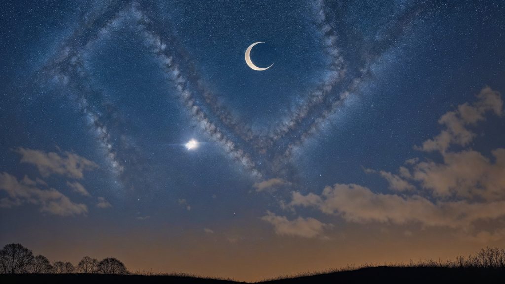 星空のZoom用バーチャル背景・壁紙