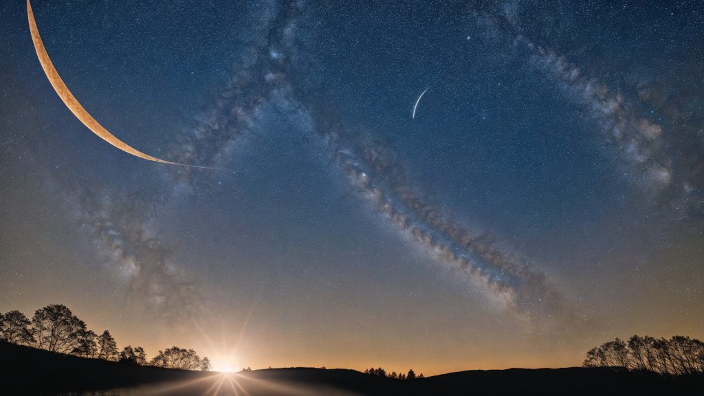 星空のZoom用バーチャル背景・壁紙