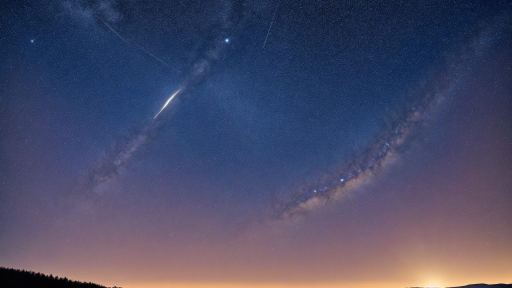 星空のZoom用バーチャル背景・壁紙