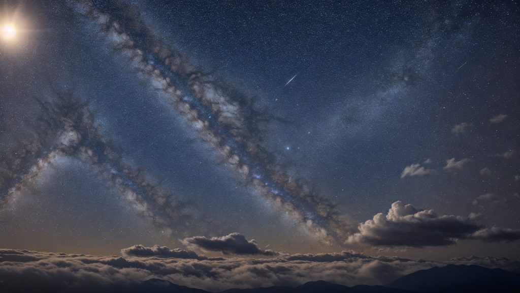 星空のZoom用バーチャル背景・壁紙