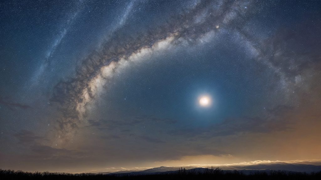 星空のZoom用バーチャル背景・壁紙