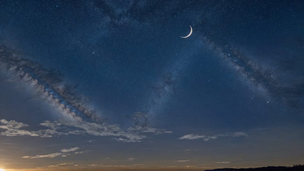 星空のZoom用バーチャル背景・壁紙