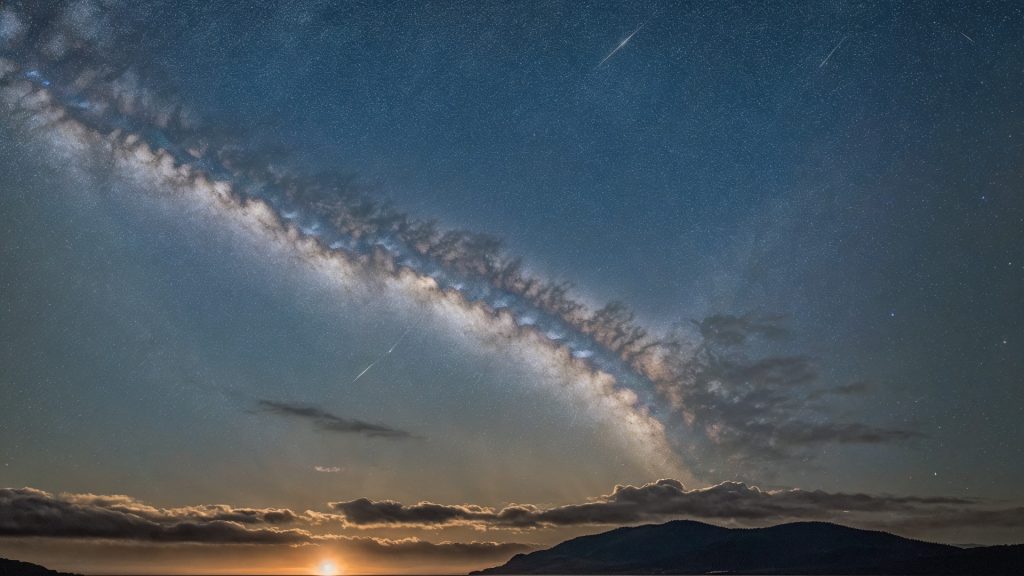 星空のZoom用バーチャル背景・壁紙