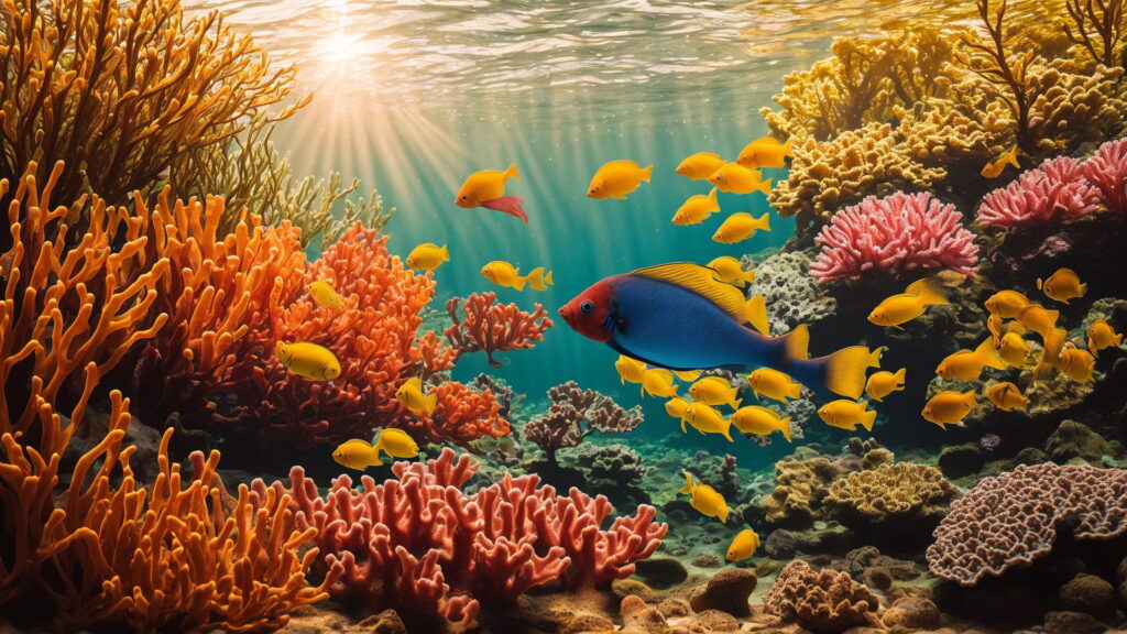 熱帯魚のZoom用バーチャル背景・壁紙